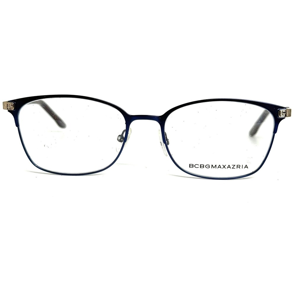 BCBGMAXAZRIA Annalise Eggplant Purple Rectangular Eyeglass Frames 52-17-135
